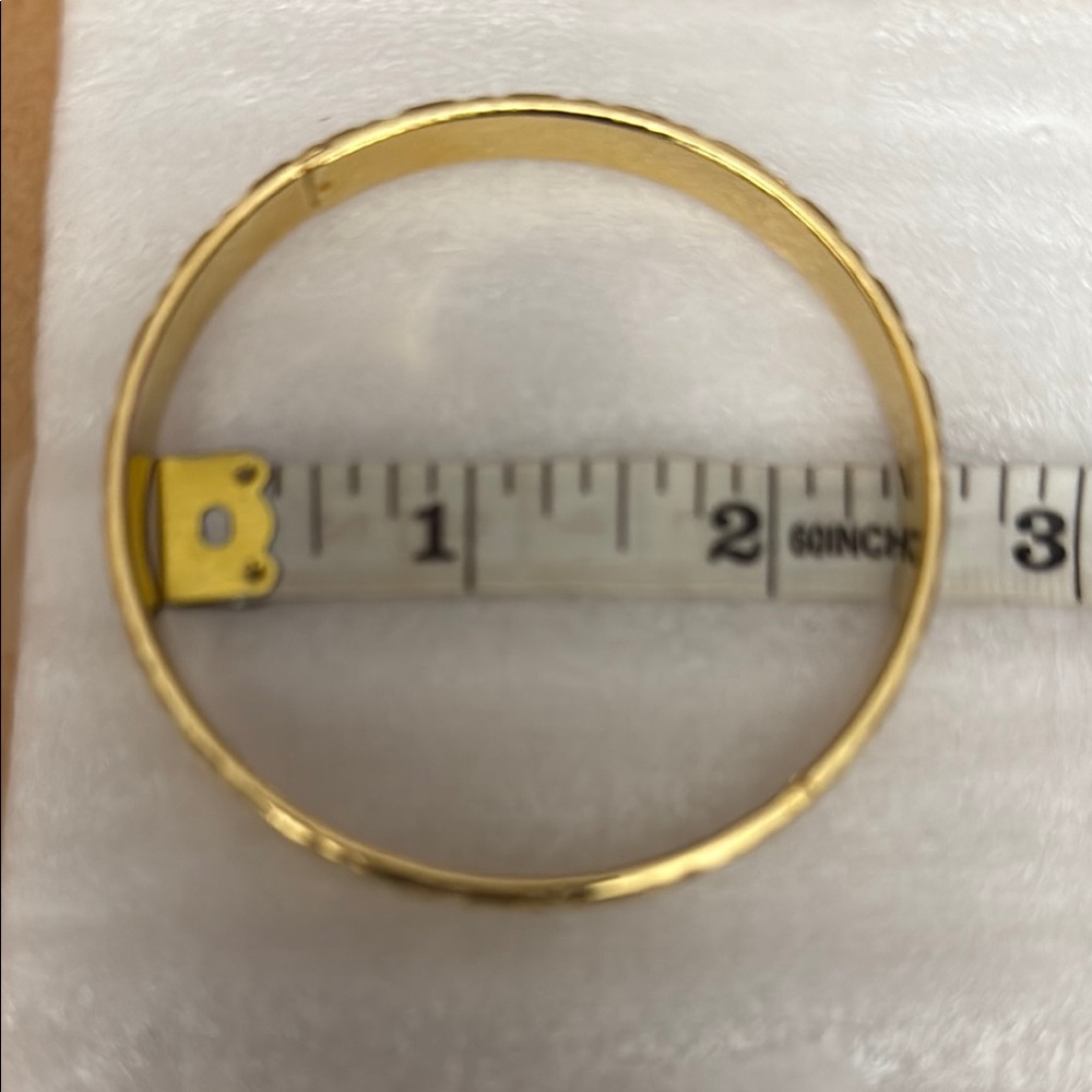24k gold plated Gold Bangle Bracelet